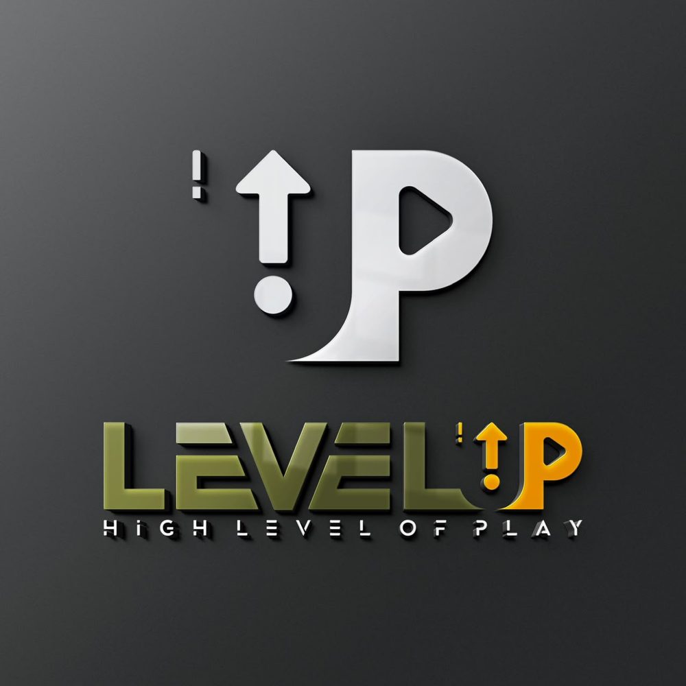 Logoja Level Up në mur